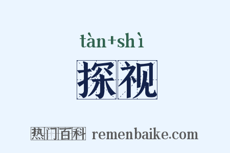 探视是什么意思的图片